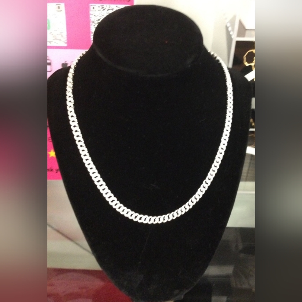 PANDORA ALE TIMELESS PAVE CUBAN CHAIN NECKLACE, STERLING SILVER! NEW! - Picture 8 of 10